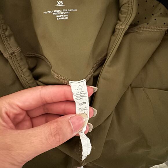 Varley Always High-Rise Pocket Leggings Olive Green XS - Picture 8 of 9